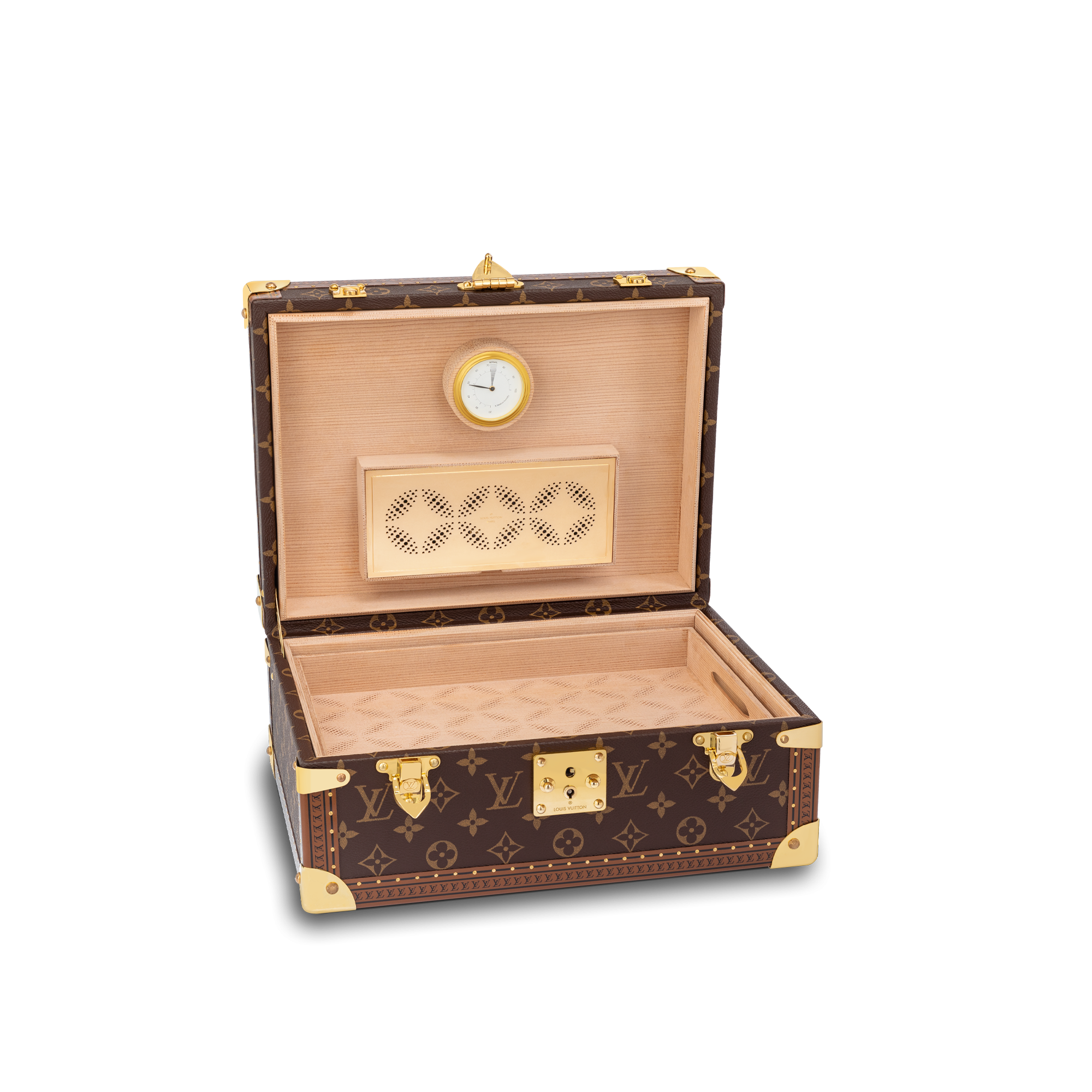Rương Coffret Cigares Monogram in Rương, Phụ kiện du lịch và Trang trí nội thất