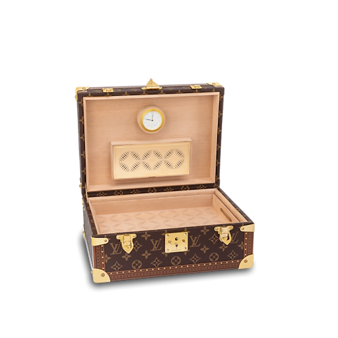 Rương Coffret Cigares Monogram in Rương, Phụ kiện du lịch và Trang trí nội thất's Rương & Hộp đựng Hộp đựng collections by Louis Vuitton (Thu phóng sản phẩm)