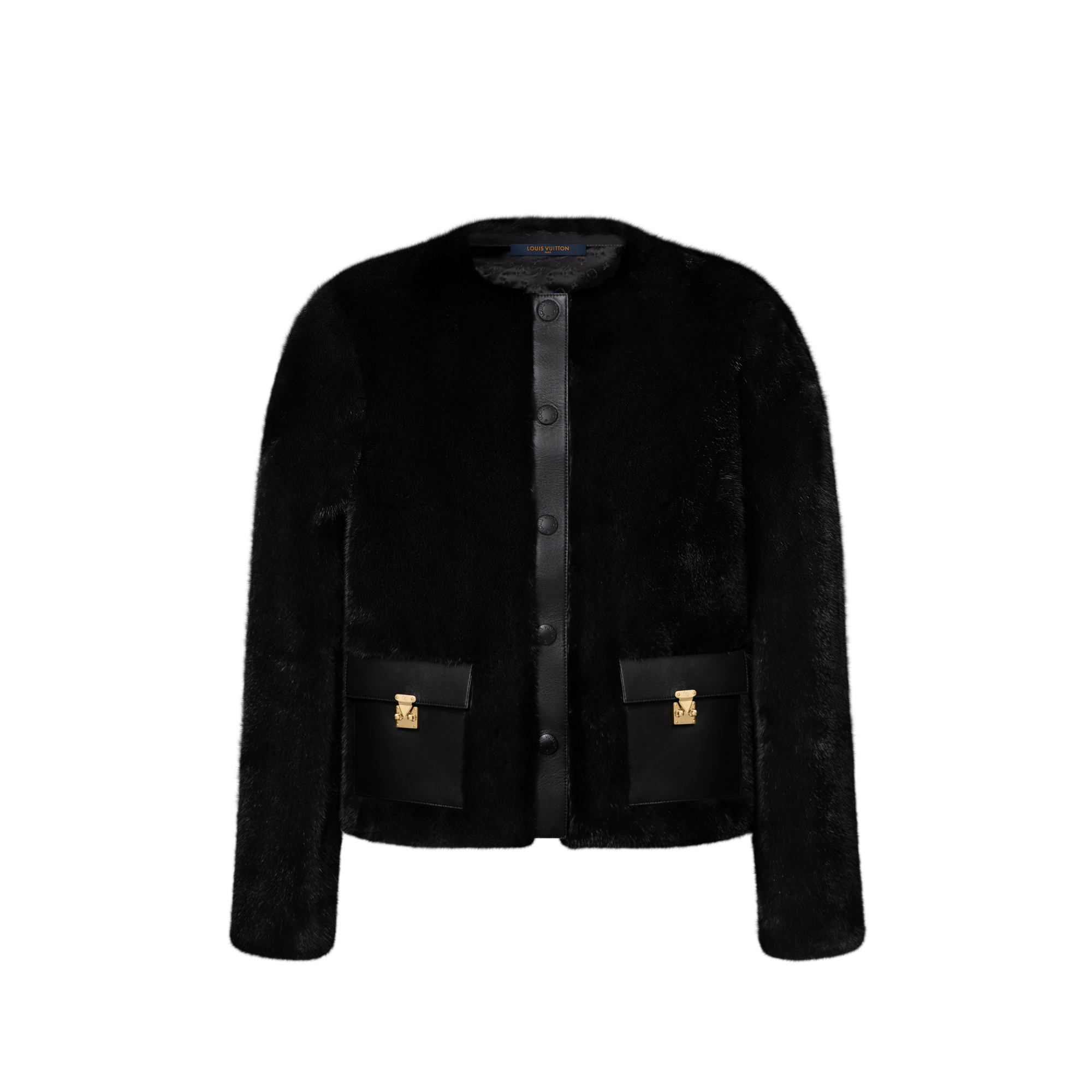 Collarless Mink Jacket W/ Lt Pockets  in Đồ Nữ