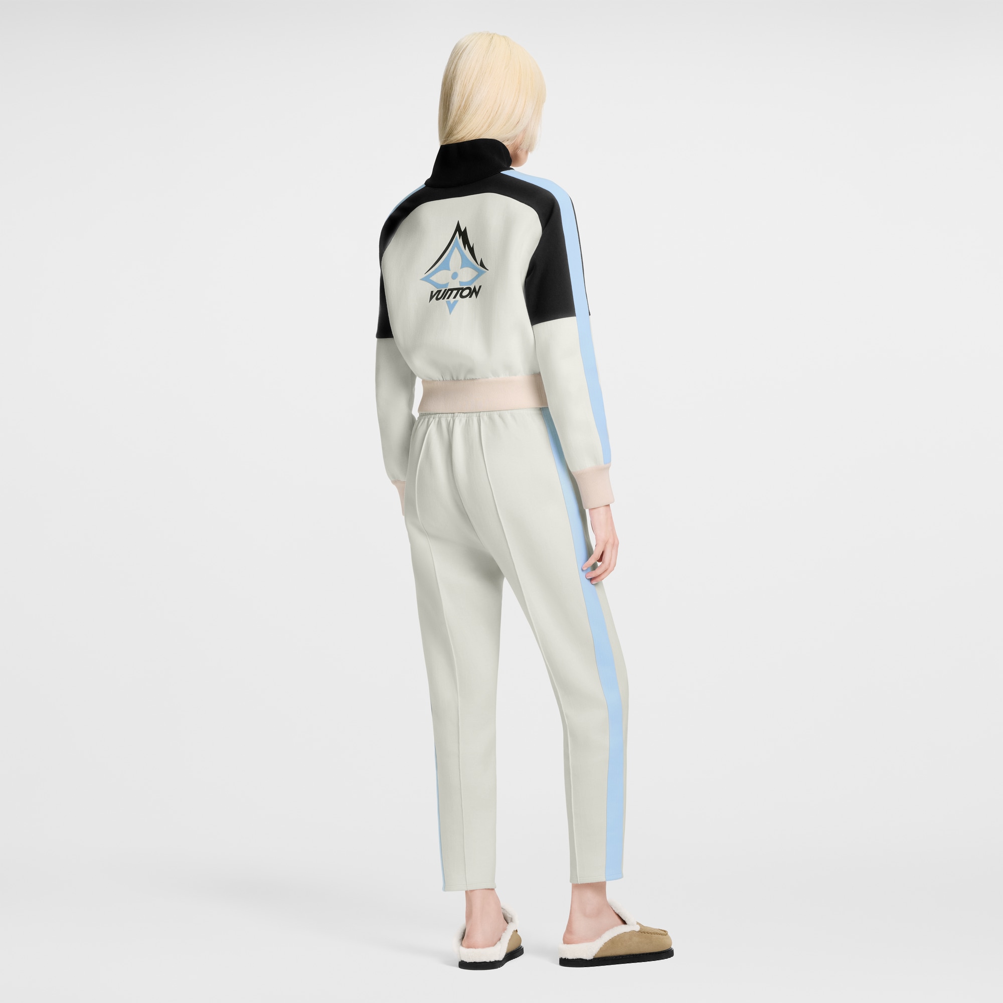 Color-Blocked Mountain Signature Jacket  in Đồ Nữ