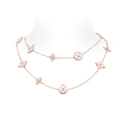 Vòng Cổ Color Blossom Sautoir in Trang sức's Danh mục sản phẩm Vòng cổ và Mặt dây chuyền collections by Louis Vuitton (Thu phóng sản phẩm)