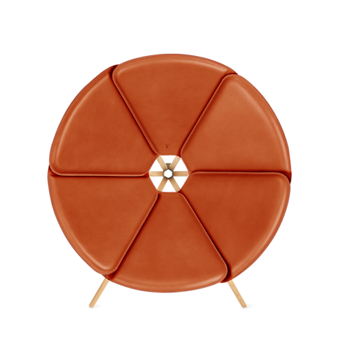 Ghế Concertina Chair - Raw Edges in Rương, Phụ kiện du lịch và Trang trí nội thất's Trang trí nội thất và Nghệ thuật không gian phòng ăn Nội thất collections by Louis Vuitton (Thu phóng sản phẩm)
