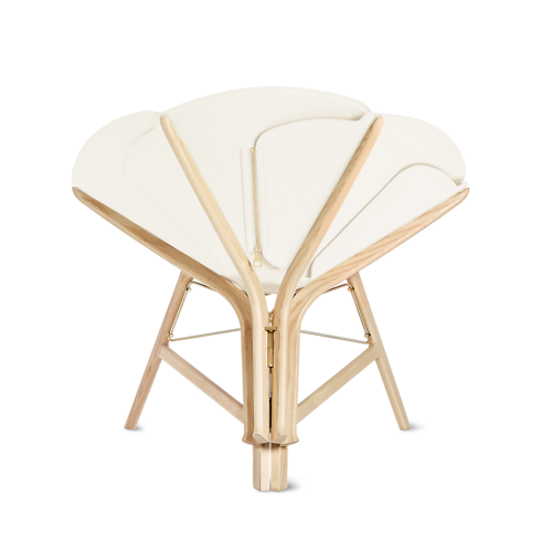 Ghế Concertina Chair - Raw Edges in Rương, Phụ kiện du lịch và Trang trí nội thất's Trang trí nội thất và Nghệ thuật không gian phòng ăn Nội thất collections by Louis Vuitton (Thu phóng sản phẩm)