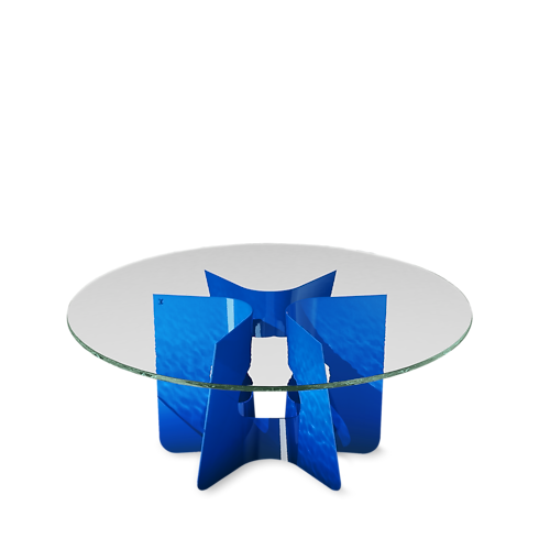 Bàn Cosmic Table GM Textured - Raw Edges in Rương, Phụ kiện du lịch và Trang trí nội thất's Trang trí nội thất và Nghệ thuật không gian phòng ăn Nội thất collections by Louis Vuitton (Thu phóng sản phẩm)