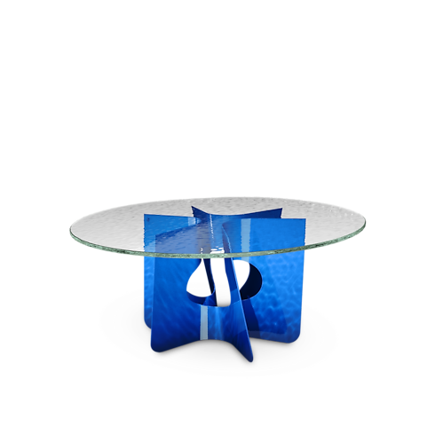 Bàn Cosmic Table GM Textured - Raw Edges in Rương, Phụ kiện du lịch và Trang trí nội thất's Trang trí nội thất và Nghệ thuật không gian phòng ăn Nội thất collections by Louis Vuitton (Thu phóng sản phẩm)