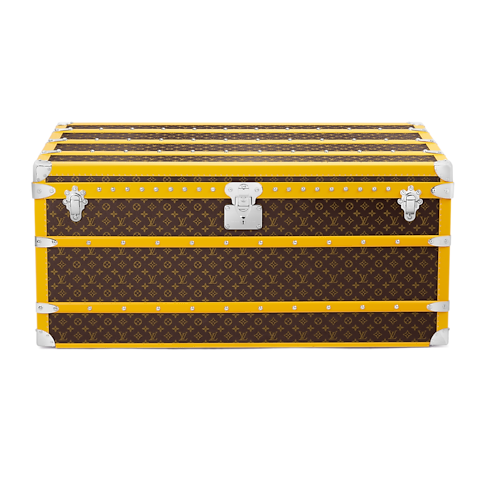 Rương Courrier Lozine 110 Monogram Macassar in Rương, Phụ kiện du lịch và Trang trí nội thất's Rương & Hộp đựng Rương collections by Louis Vuitton (Thu phóng sản phẩm)