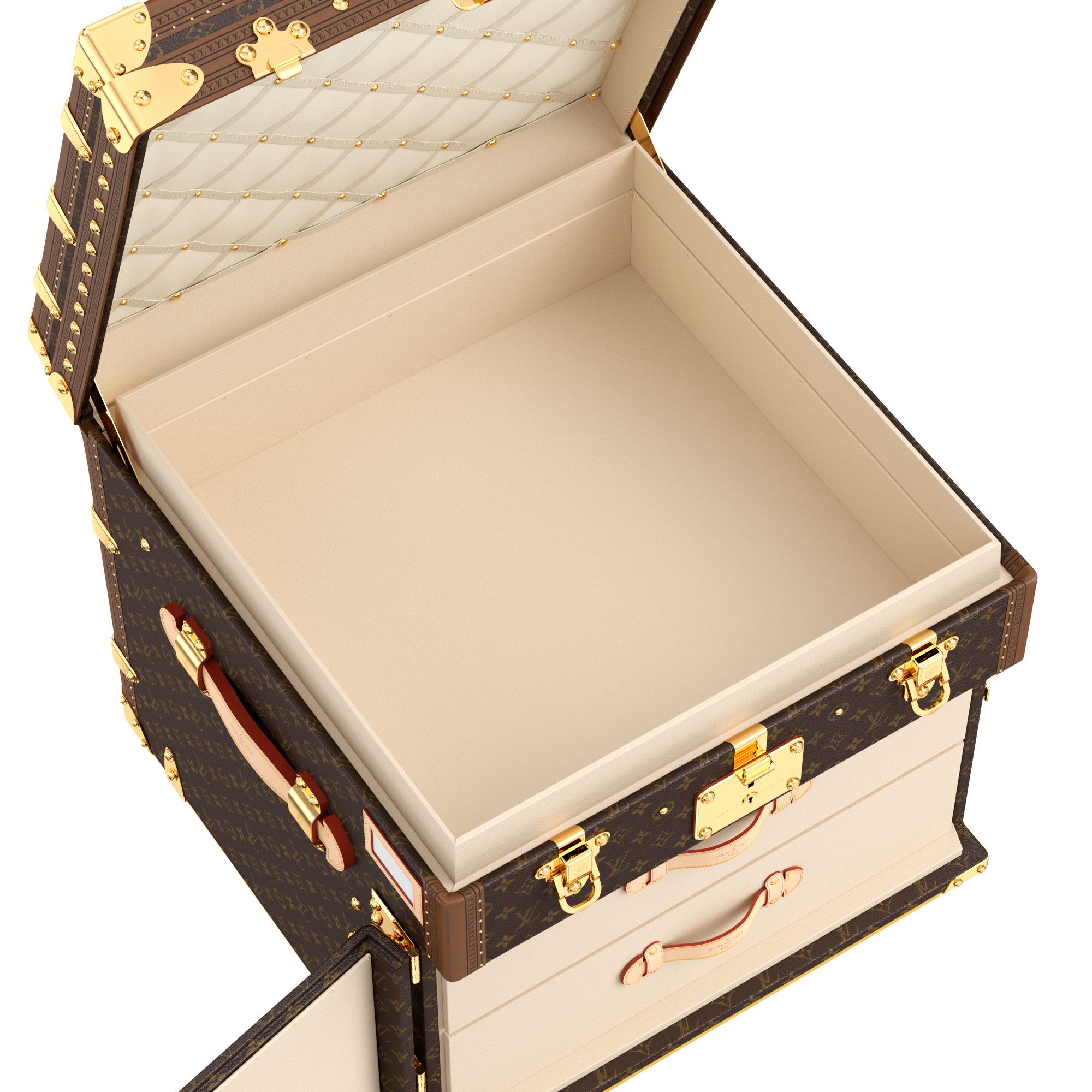 Rương Courrier Lozine Carre Gauche Monogram in Rương, Phụ kiện du lịch và Trang trí nội thất