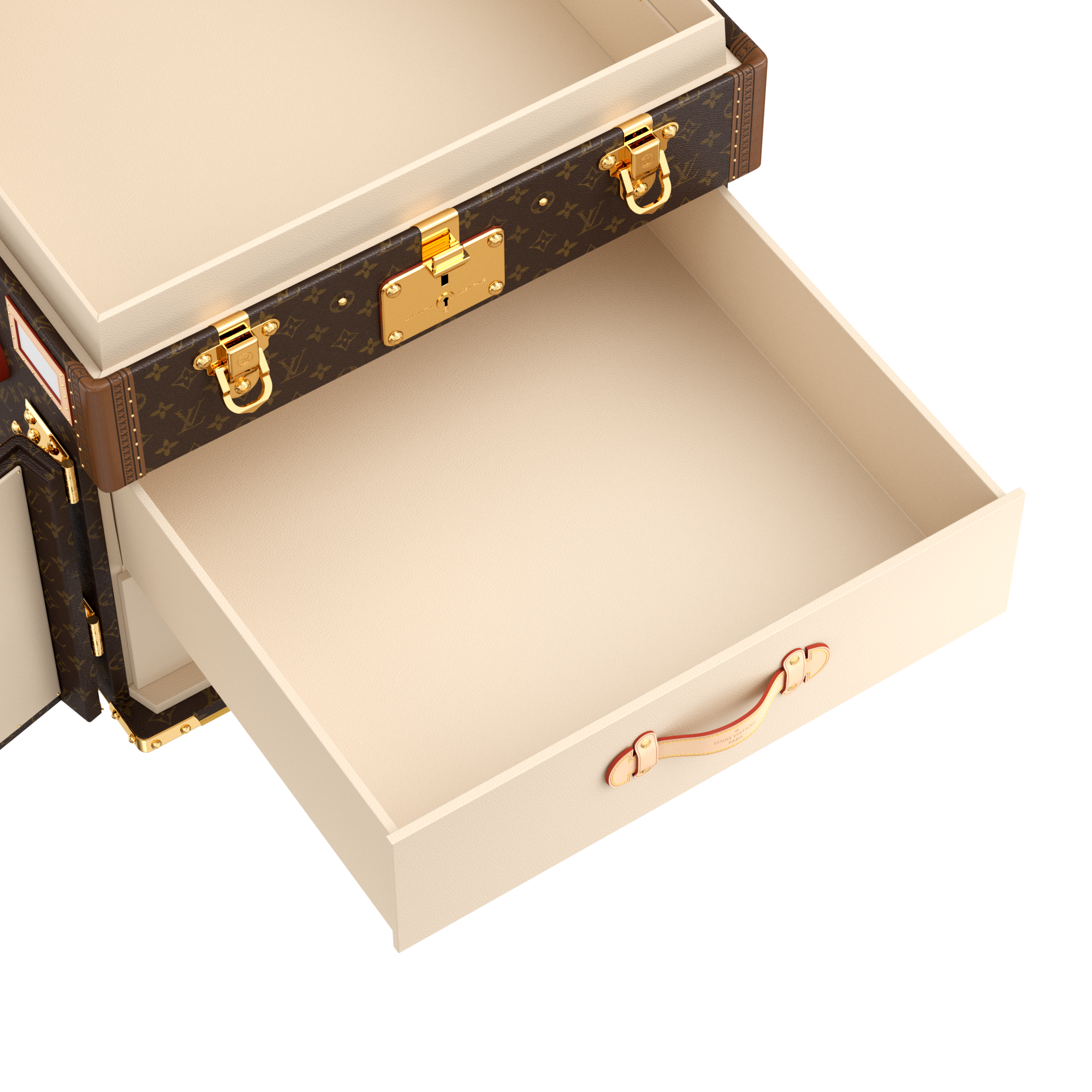 Rương Courrier Lozine Carre Gauche Monogram in Rương, Phụ kiện du lịch và Trang trí nội thất