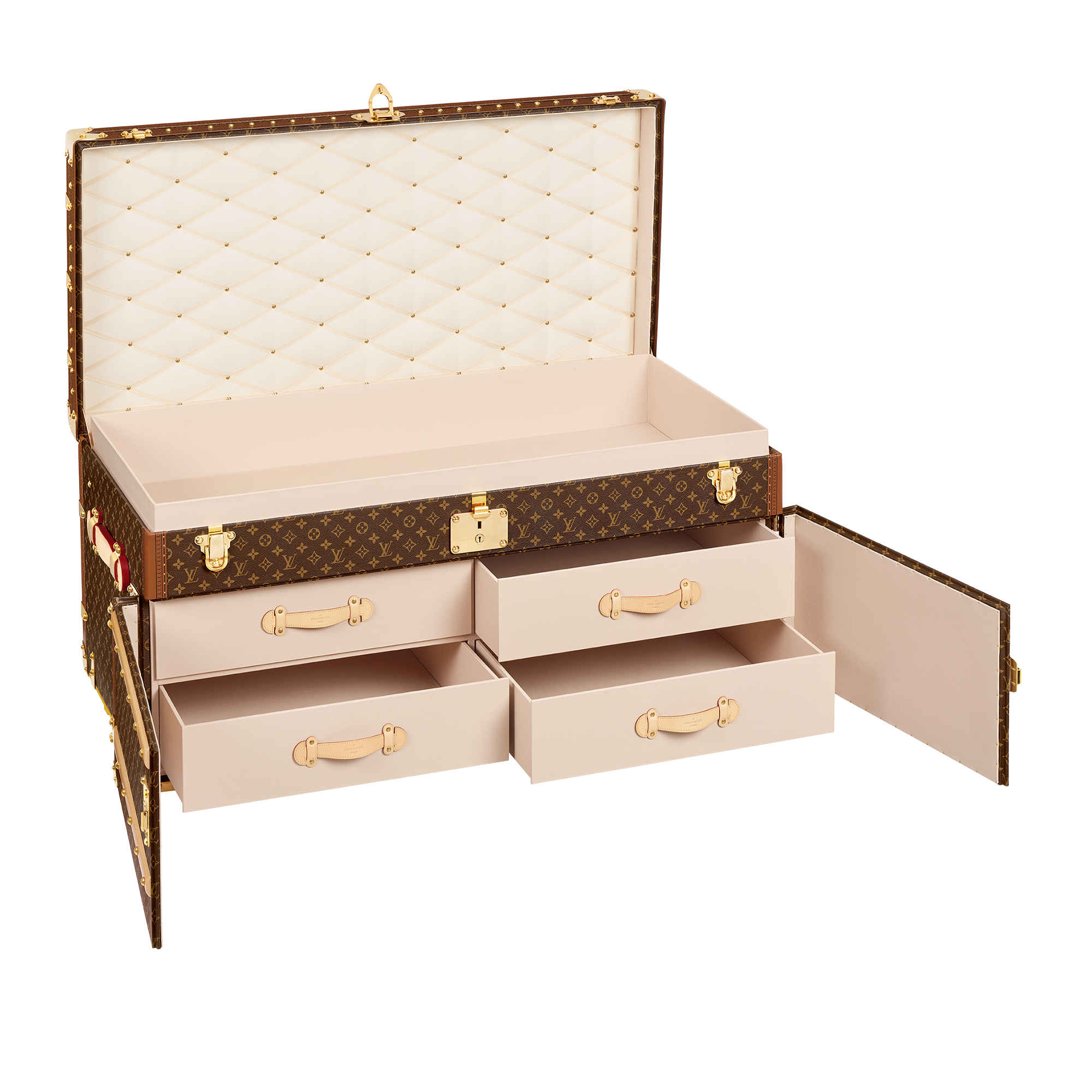 Rương Courrier Lozine Drawers Monogram in Đồ Nam