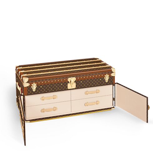 Rương Courrier Lozine Drawers Monogram in Đồ Nam's Du lịch Hardsided Luggage collections by Louis Vuitton (Thu phóng sản phẩm)