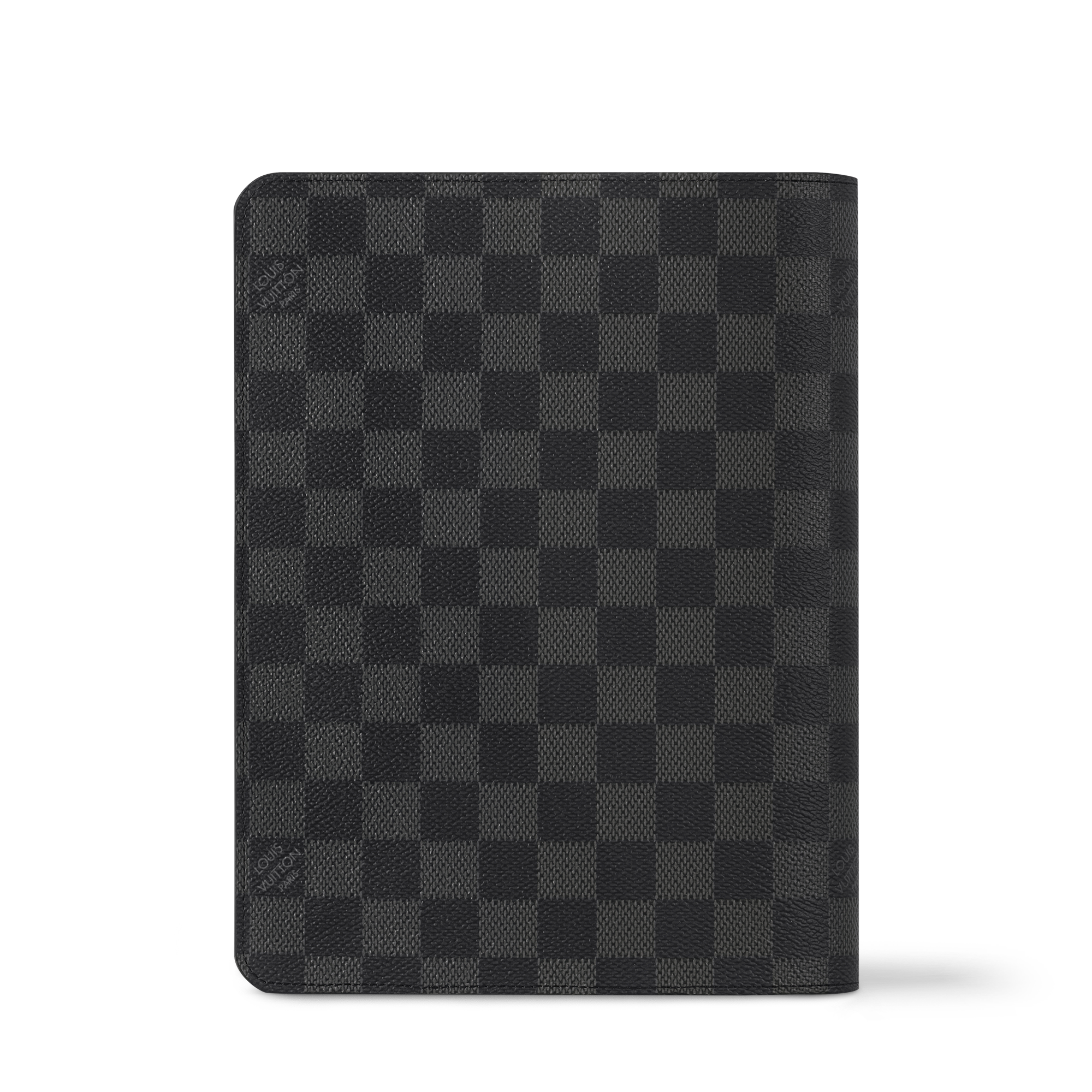 Bìa Sổ Tay Damier Graphite in Rương, Phụ kiện du lịch và Trang trí nội thất