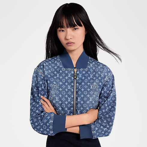 Áo Khoác Bomber in Đồ Nữ's Trang phục Áo khoác ngoài collections by Louis Vuitton (Thu phóng sản phẩm)
