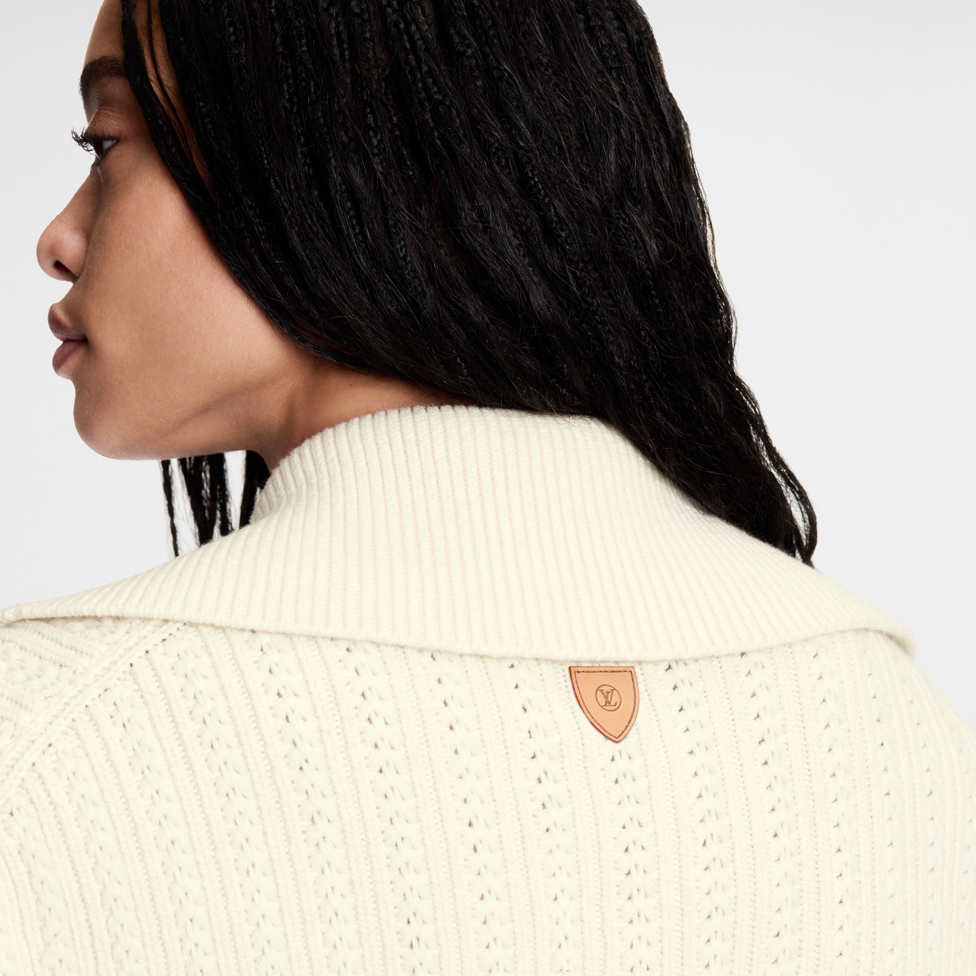Cropped Rib-Knit Jacket
  in Đồ Nữ