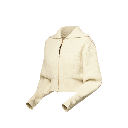 Áo Khoác Dệt Kim in Đồ Nữ's Trang phục Áo khoác ngoài collections by Louis Vuitton (Thu phóng sản phẩm)