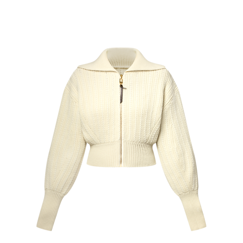 Áo Khoác Dệt Kim in Đồ Nữ's Trang phục Áo khoác ngoài collections by Louis Vuitton (Thu phóng sản phẩm)