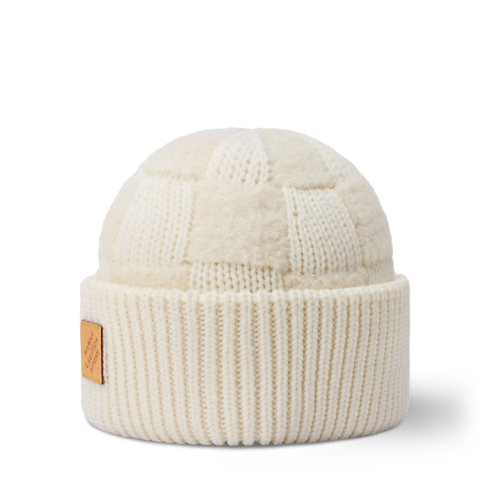 Mũ Len Damier Cloud . in Đồ Nam's Phụ kiện Mũ, mũ len và Găng tay collections by Louis Vuitton (Thu phóng sản phẩm)