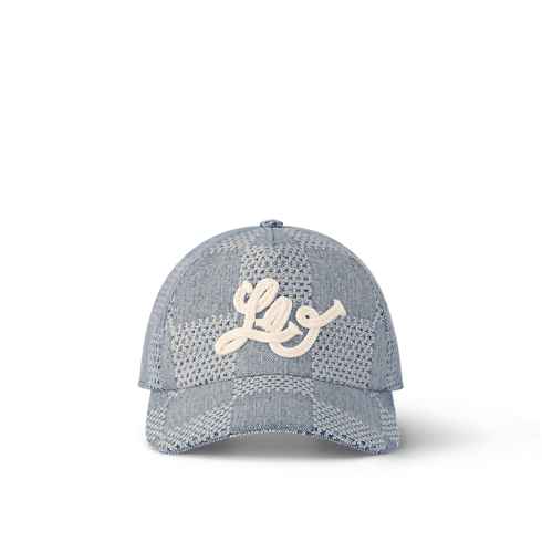 Mũ Lưỡi Trai Damier Denim 3D . in Đồ Nam's Phụ kiện Mũ, mũ len và Găng tay collections by Louis Vuitton (Thu phóng sản phẩm)