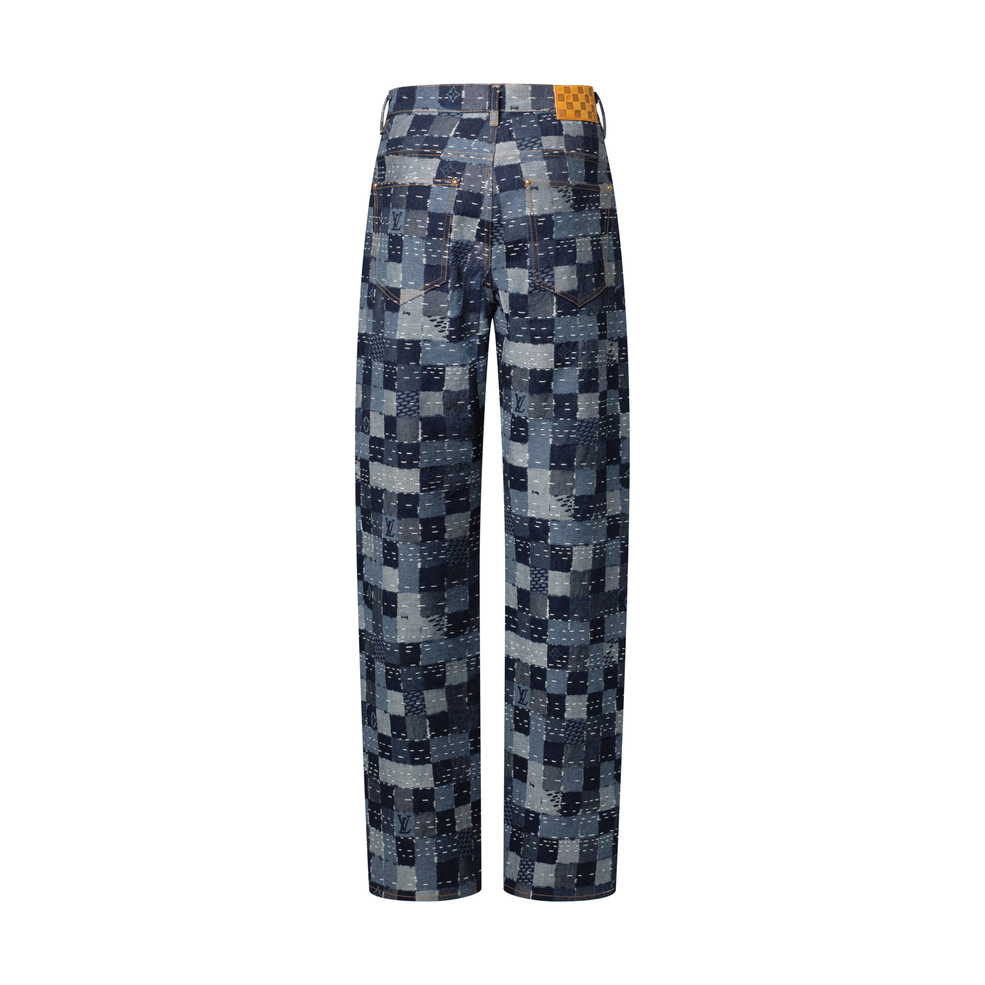 Quần Jean Họa Tiết Damier  in Đồ Nam