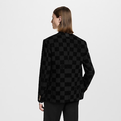 Áo Khoác Họa Tiết Damier in Đồ Nam's Trang phục Áo khoác Blazer và Áo Jacket collections by Louis Vuitton (Thu phóng sản phẩm)