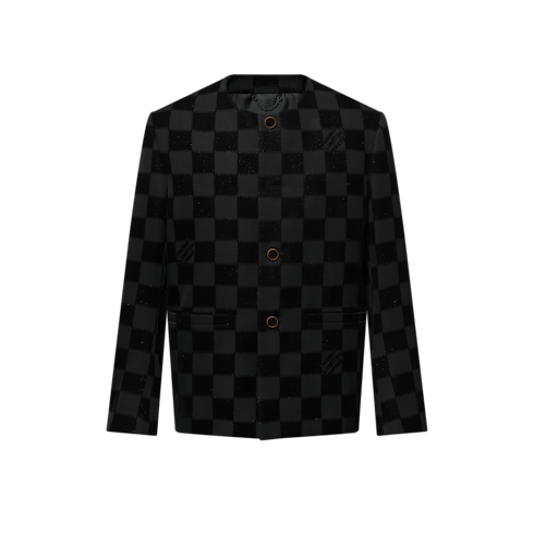 Áo Khoác Họa Tiết Damier in Đồ Nam's Trang phục Áo khoác Blazer và Áo Jacket collections by Louis Vuitton (Thu phóng sản phẩm)