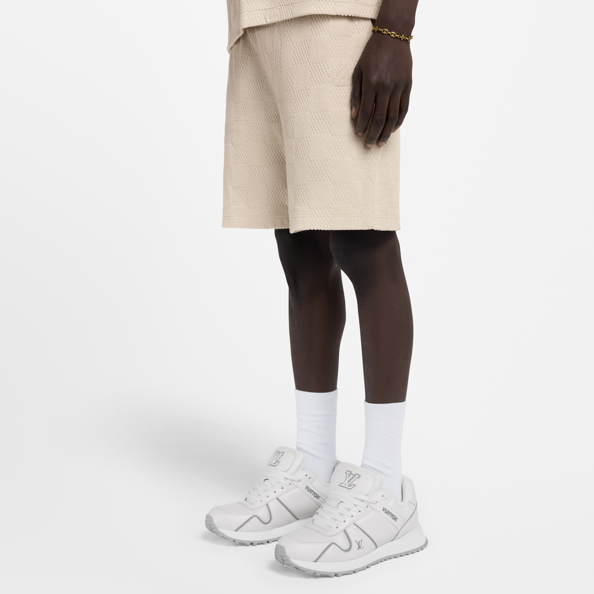 Quần Ngắn Họa Tiết Damier  in Đồ Nam