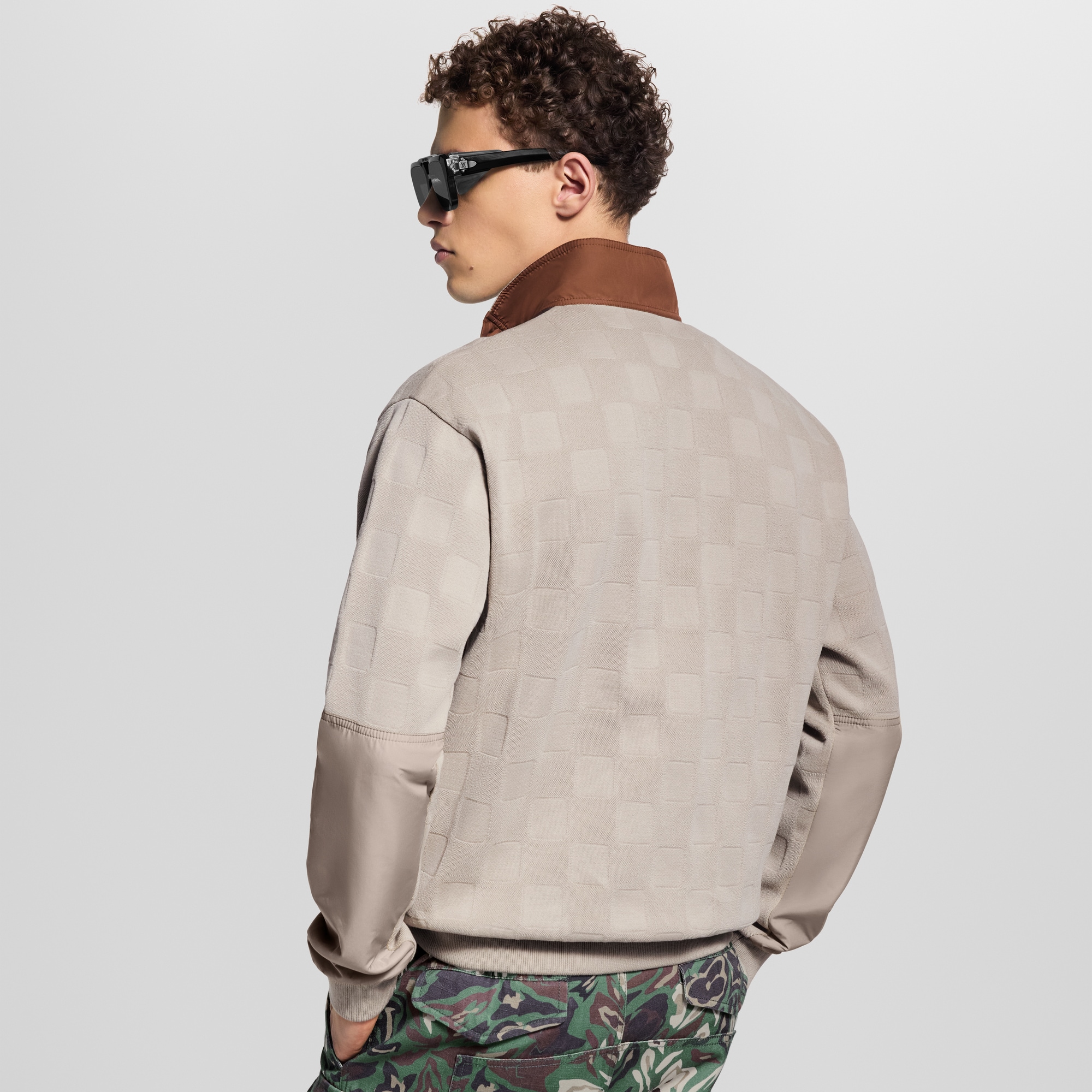 Áo Dệt Kim Họa Tiết Damier  in Đồ Nam