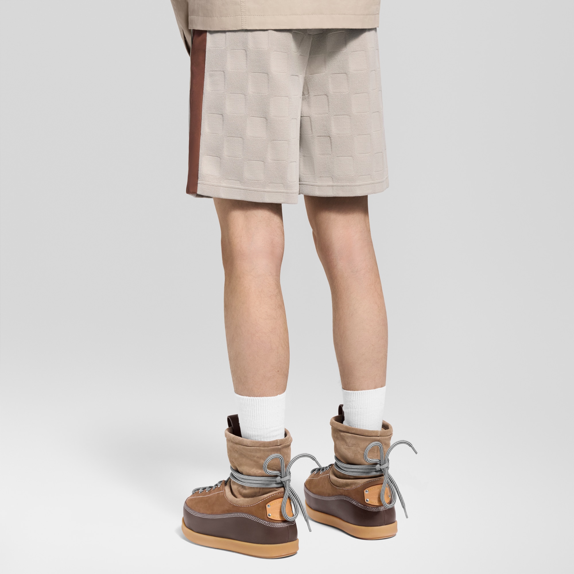 Quần Ngắn Họa Tiết Damier  in Đồ Nam