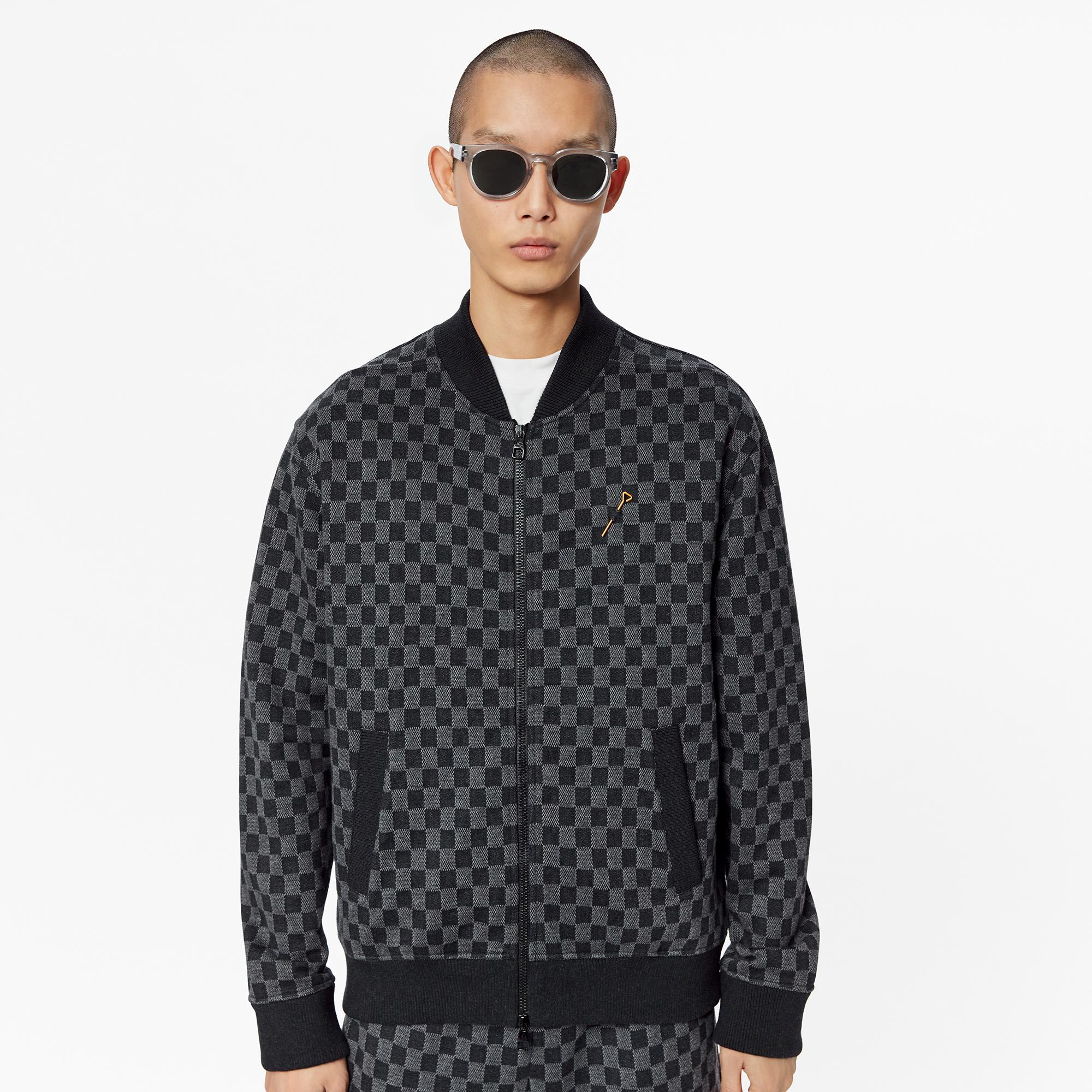 Áo Khoác Bomber Họa Tiết Damier   in Đồ Nam