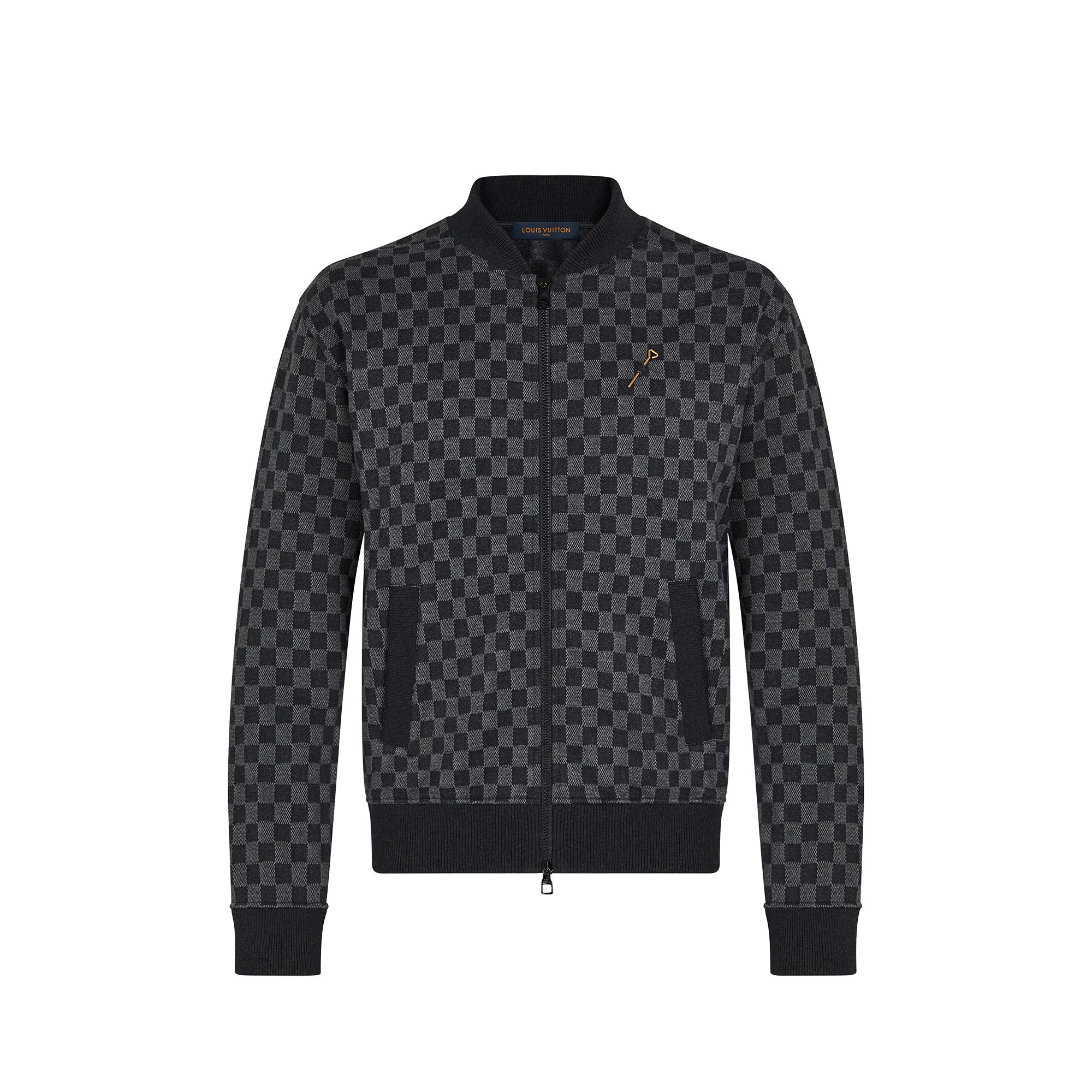 Áo Khoác Bomber Họa Tiết Damier   in Đồ Nam