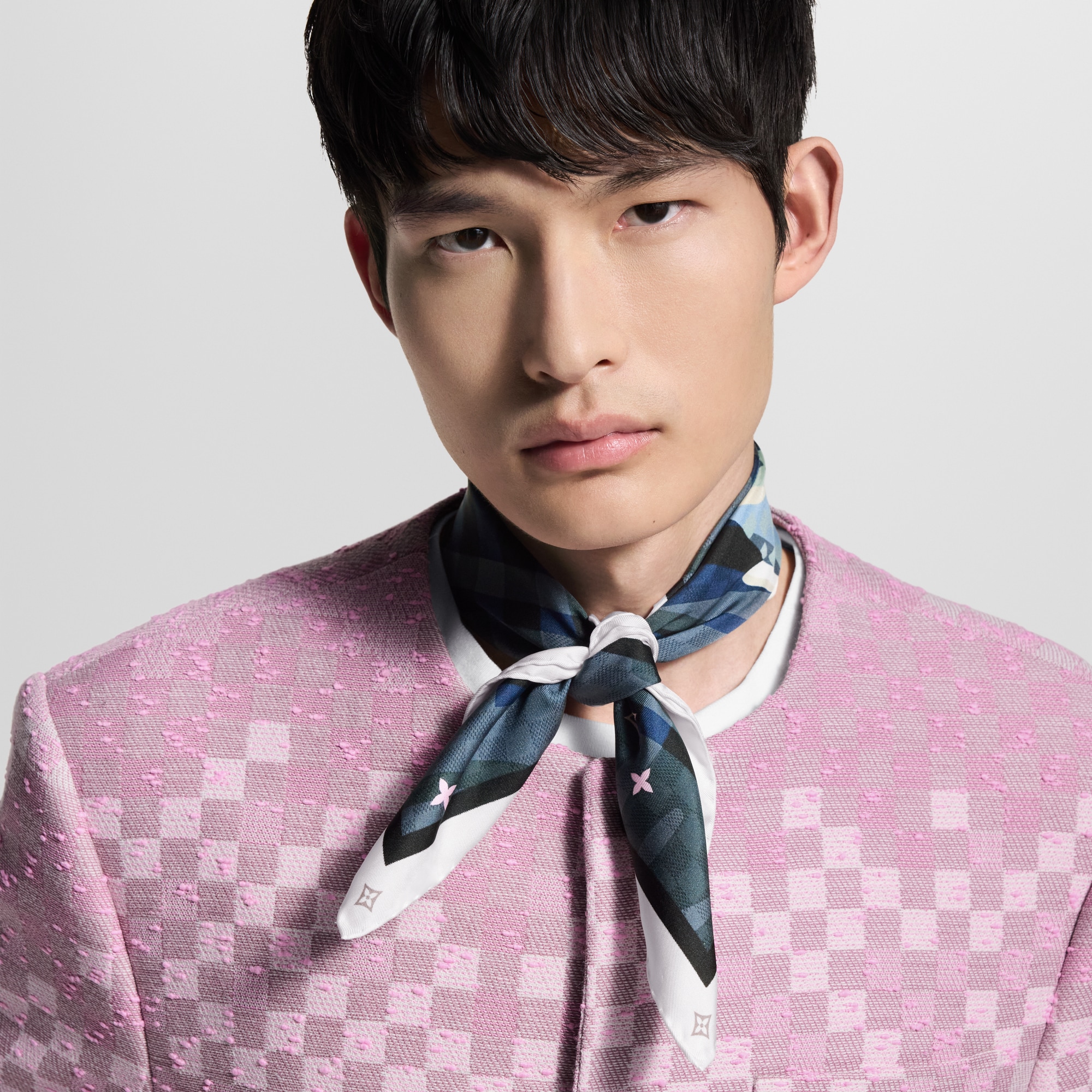 Khăn Lụa Damier Koi . in Đồ Nam