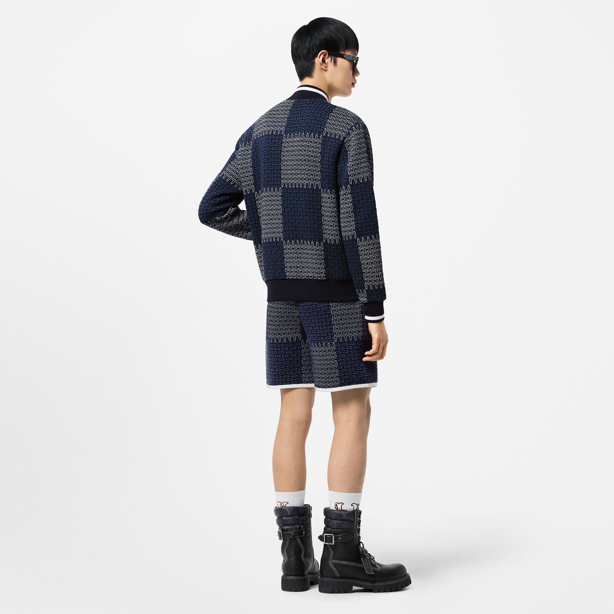 Áo Khoác Bomber Họa Tiết Damier  in Đồ Nam