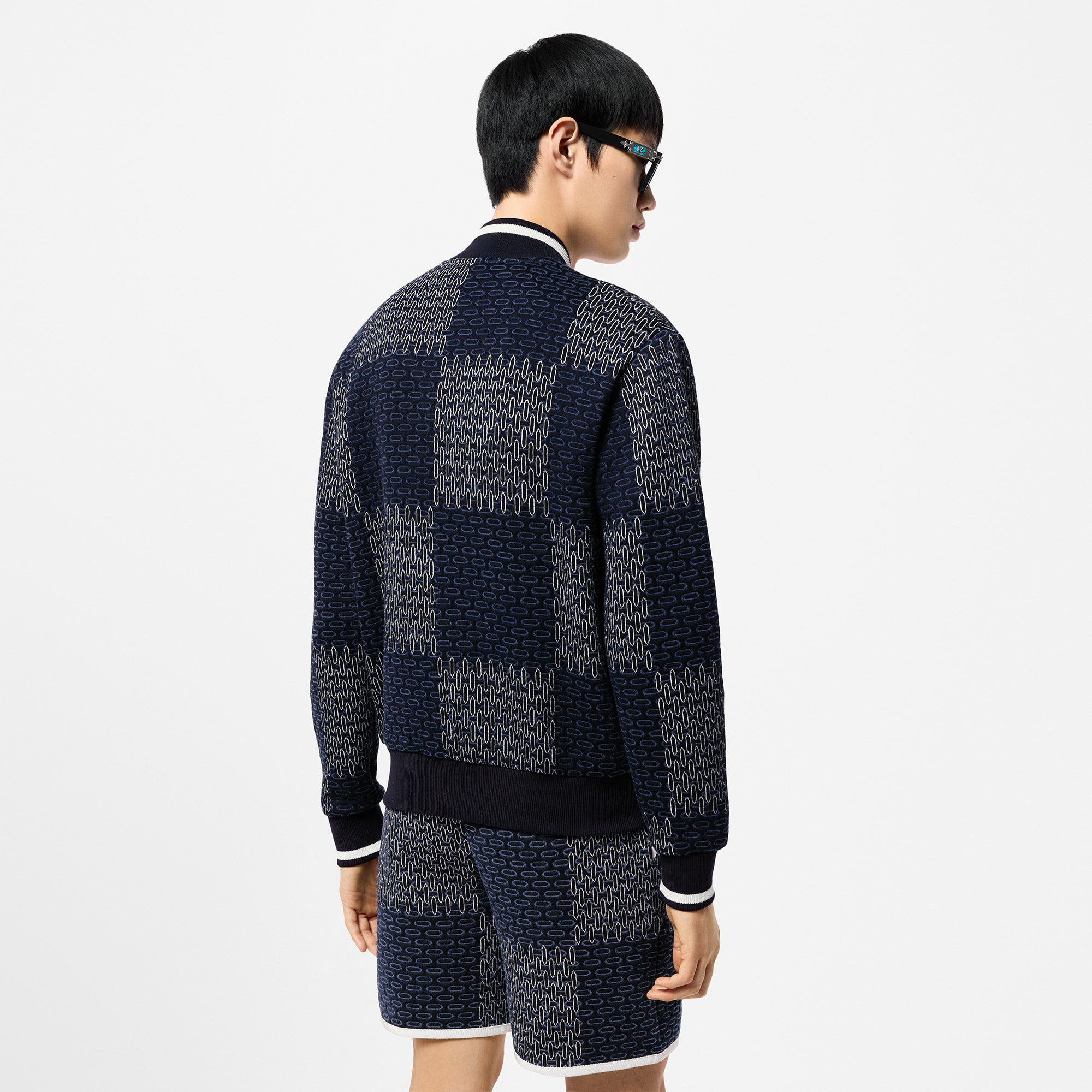 Áo Khoác Bomber Họa Tiết Damier  in Đồ Nam