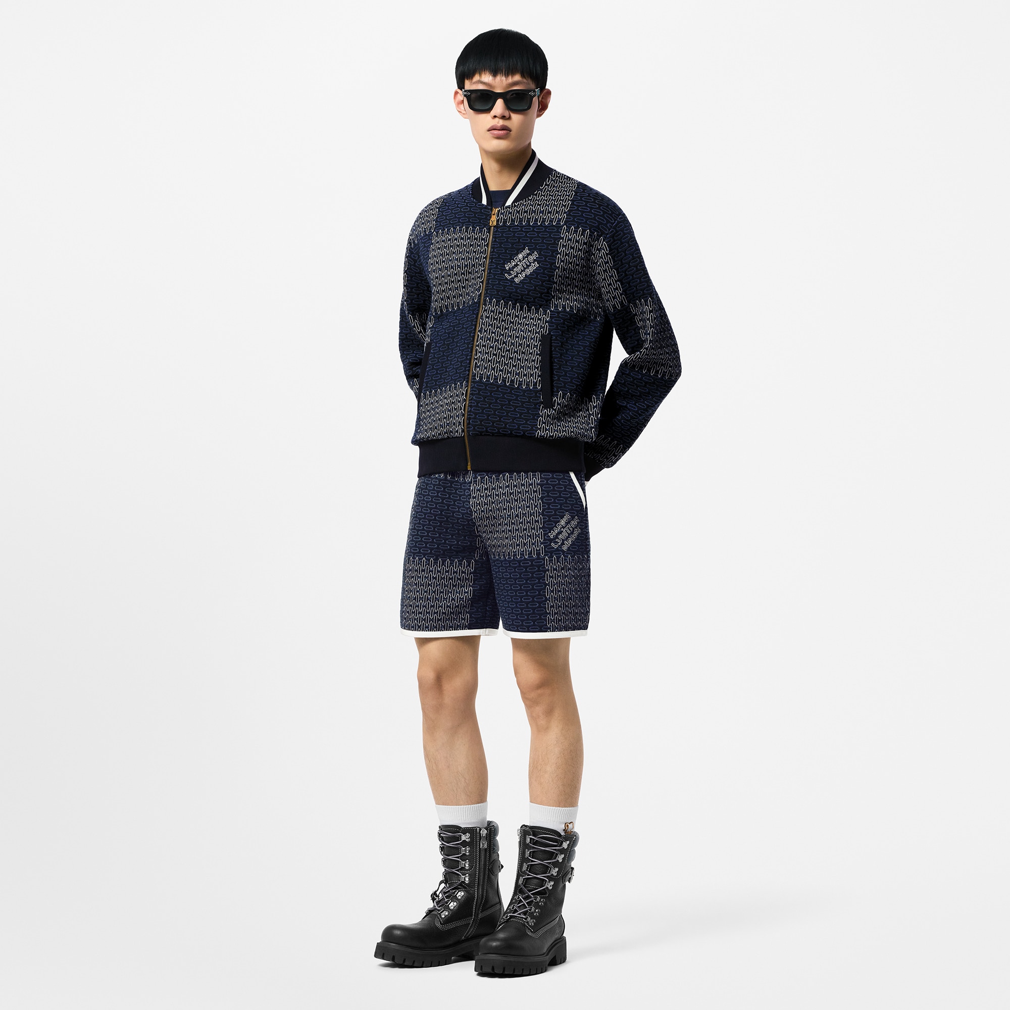 Áo Khoác Bomber Họa Tiết Damier  in Đồ Nam