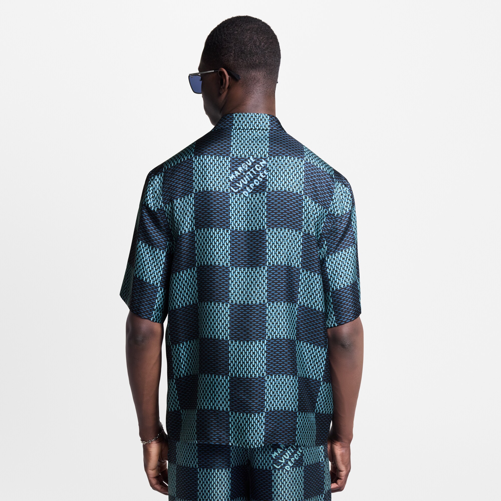 Áo Sơ Mi Họa Tiết Damier  in Đồ Nam