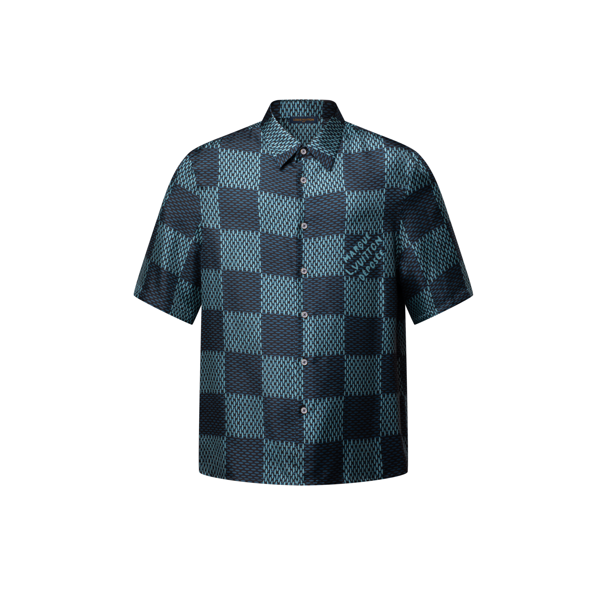 Áo Sơ Mi Họa Tiết Damier  in Đồ Nam