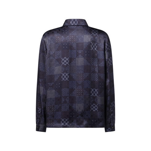 Áo Sơ Mi Họa Tiết Damier in Đồ Nam's Trang phục Tất cả Trang phục collections by Louis Vuitton (Thu phóng sản phẩm)