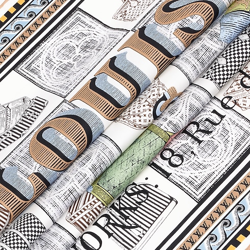 Khăn Lụa Vuông Damiergram 90 . in Đồ Nữ's Phụ kiện Khăn lụa collections by Louis Vuitton (Thu phóng sản phẩm)