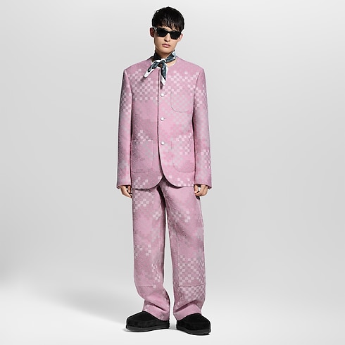 Áo Khoác Tweed in Đồ Nam's Trang phục Áo khoác Blazer và Áo Jacket collections by Louis Vuitton (Thu phóng sản phẩm)