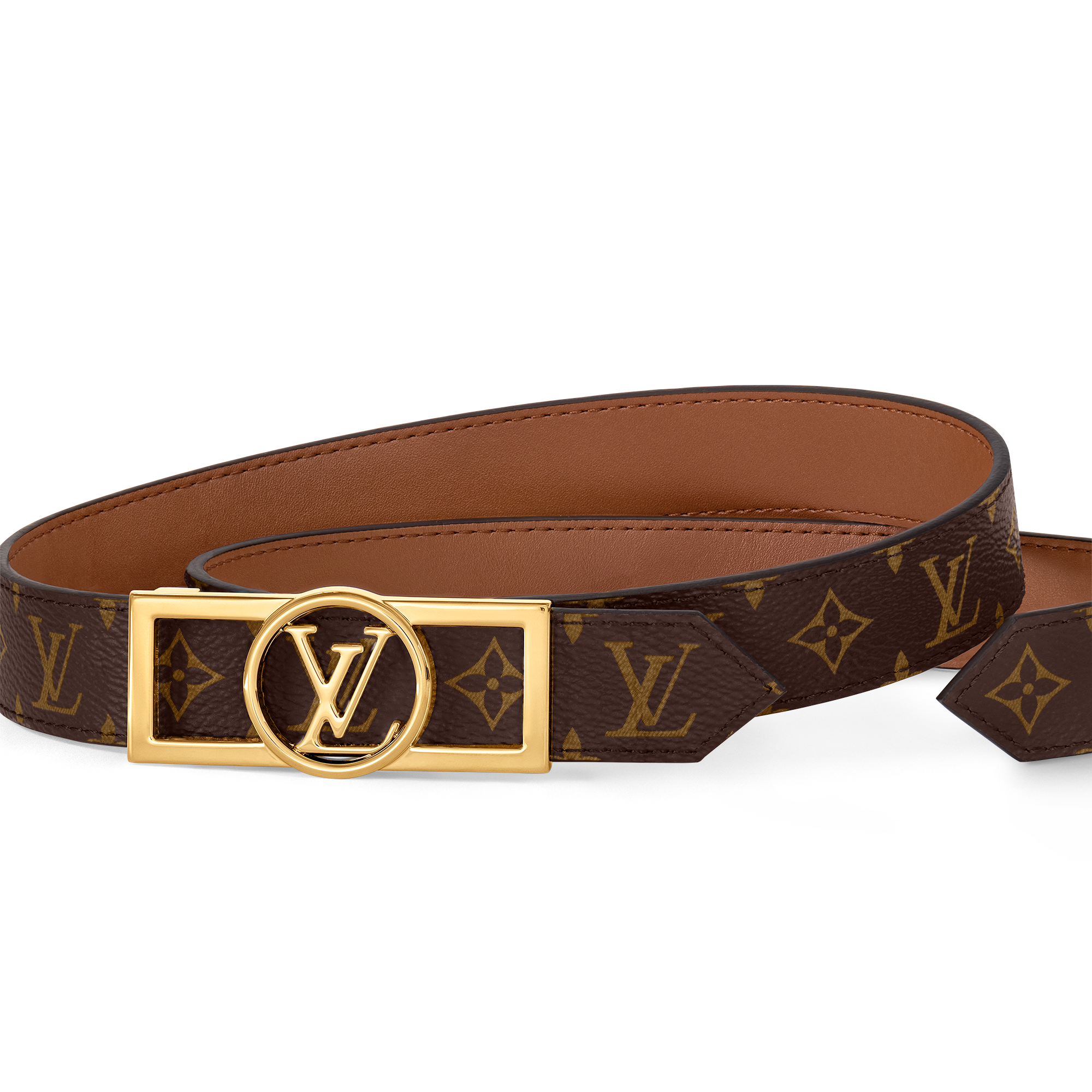 Thắt Lưng Hai Mặt Dauphine 25MM Monogram in Đồ Nữ