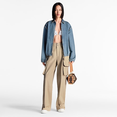 Áo Khoác Bomber in Đồ Nữ's Trang phục Áo khoác ngoài collections by Louis Vuitton (Thu phóng sản phẩm)