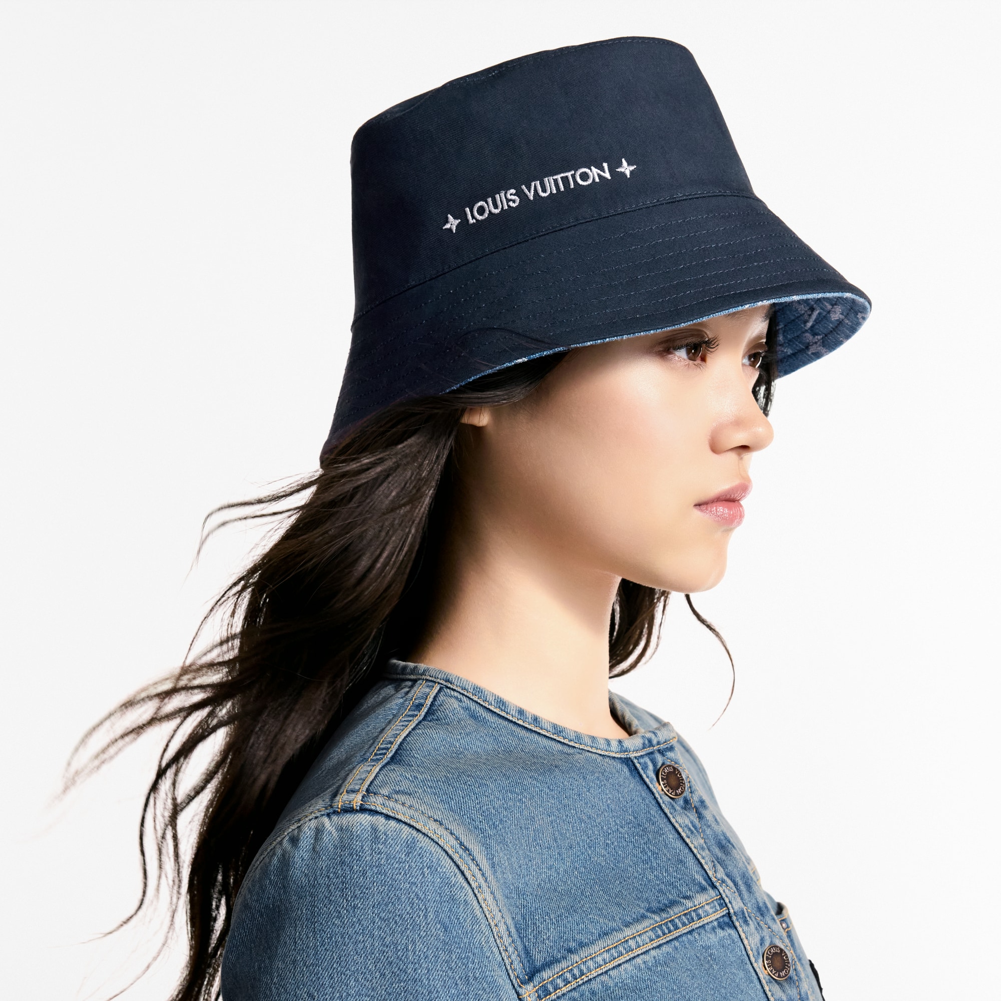 Mũ Denim Bucket . in Đồ Nữ