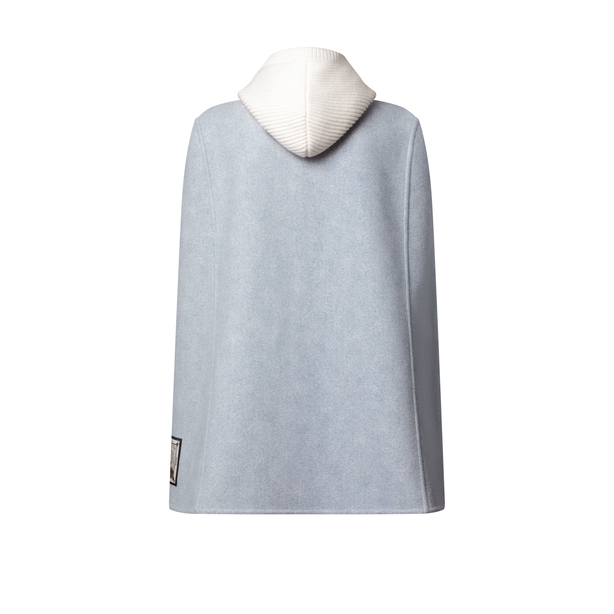 Denim-Effect Double Face Cape  in Đồ Nữ
