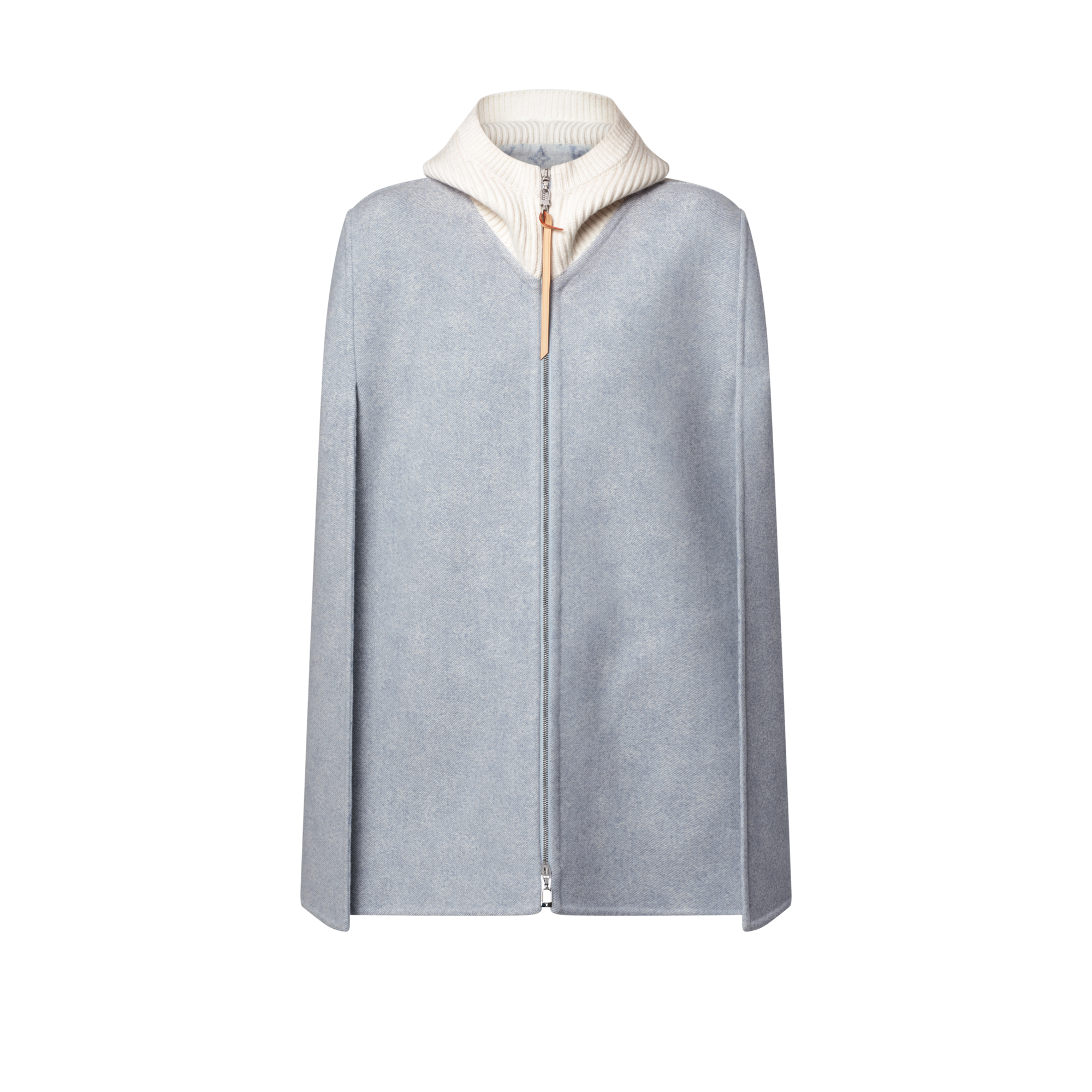Denim-Effect Double Face Cape  in Đồ Nữ