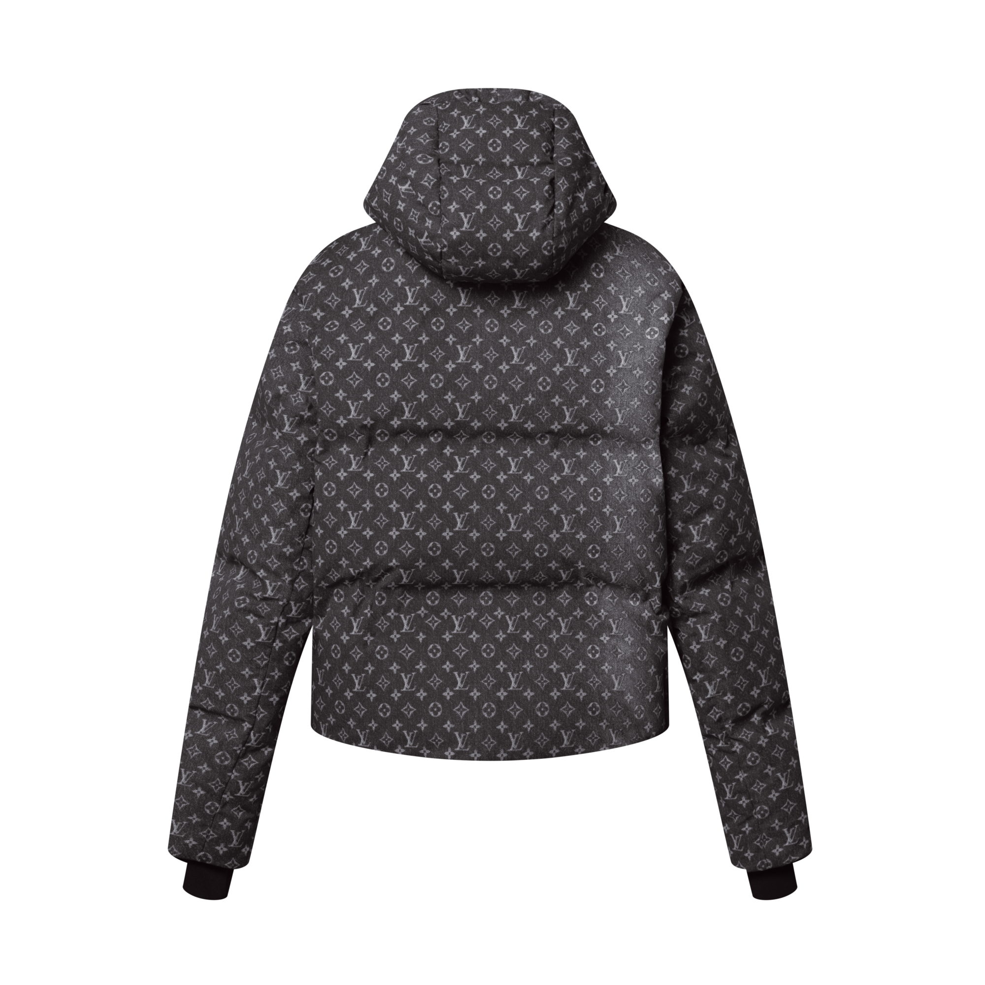 Denim-Effect Monogram Ski Jacket  in Đồ Nữ