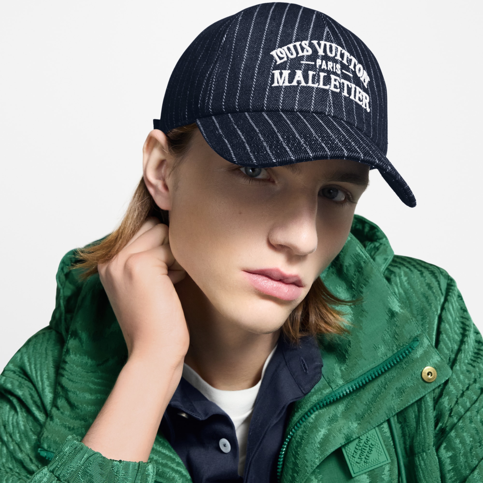 Mũ Lưỡi Trai Damier Stripes . in Đồ Nam