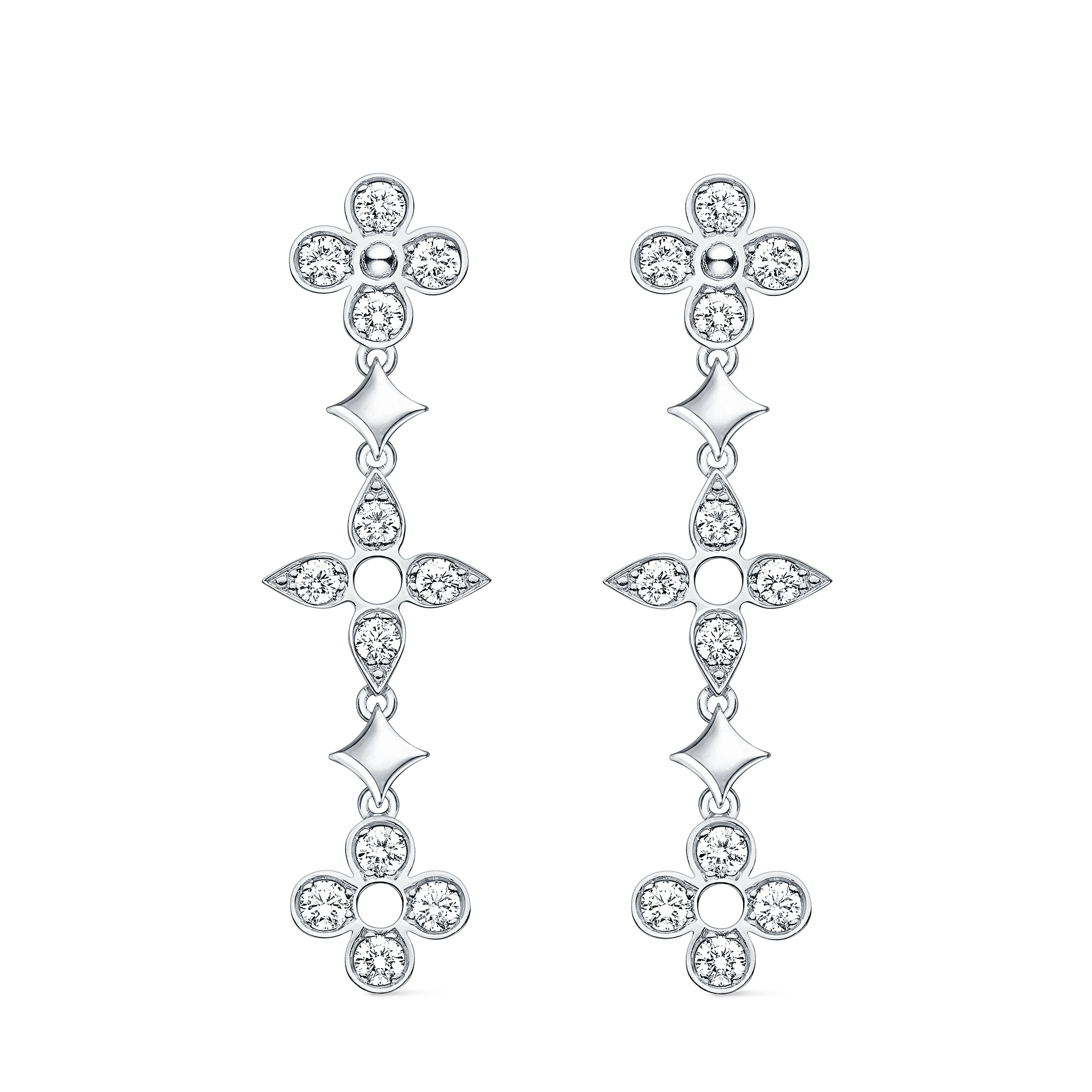 Khuyên Tai Dentelle One Row  in Trang sức