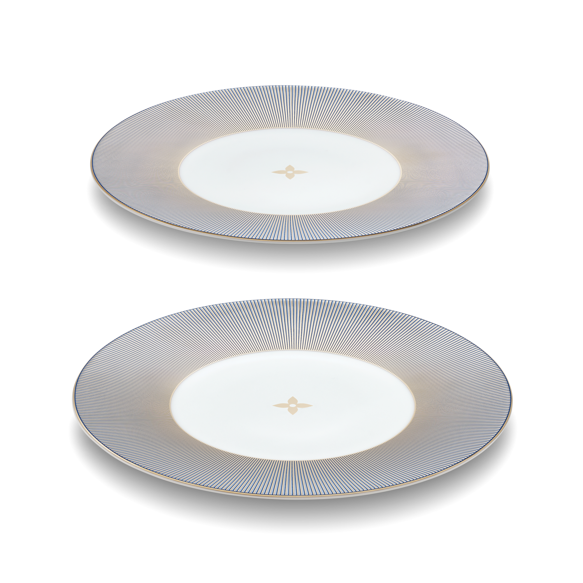 Dichoric Set Of 2 Dessert Plates  in Rương, Phụ kiện du lịch và Trang trí nội thất