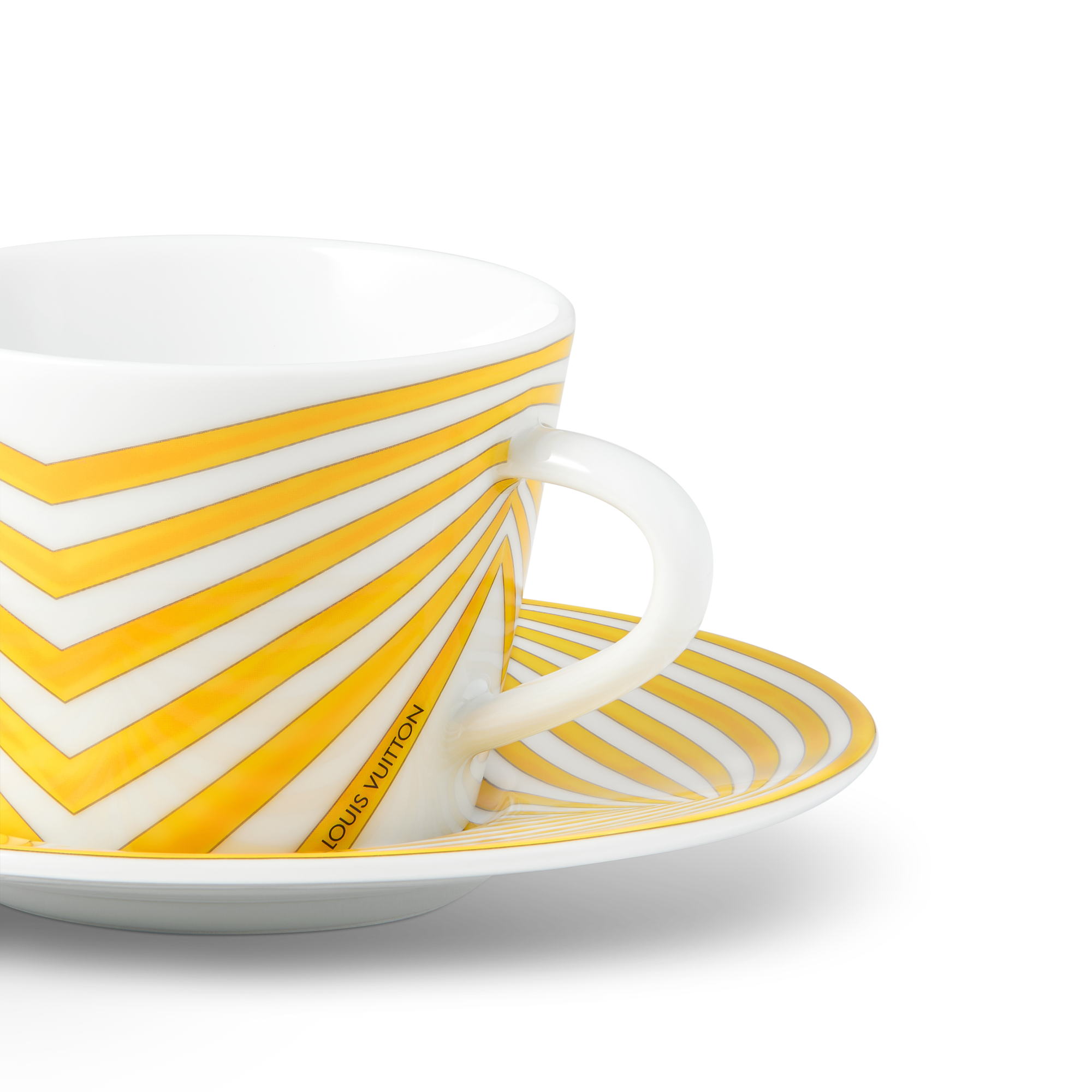 Bộ Tách Cà Phê Và Đĩa Lót Dolce Vita - 2 Bộ  in Rương, Phụ kiện du lịch và Trang trí nội thất