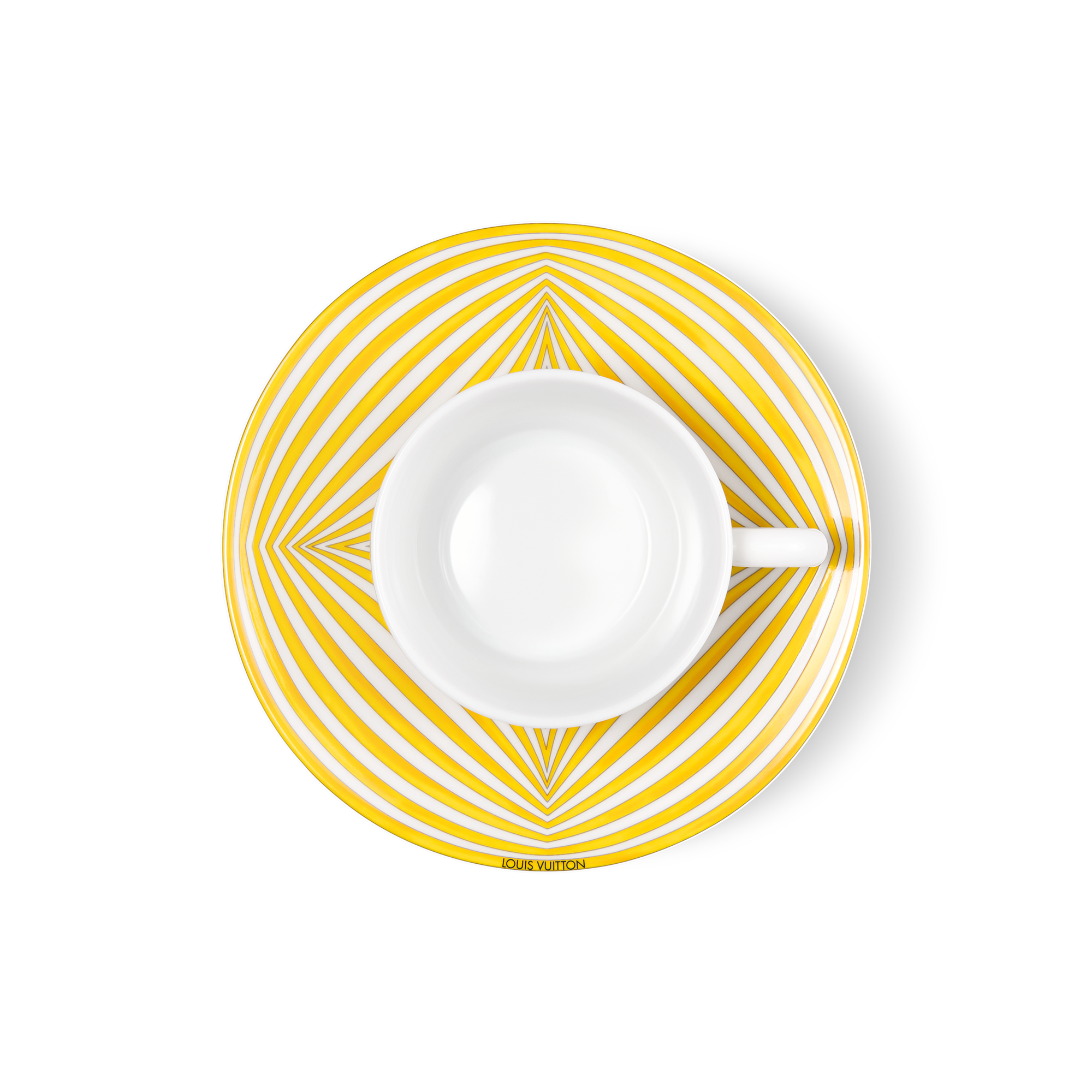 Bộ Tách Cà Phê Và Đĩa Lót Dolce Vita - 2 Bộ  in Rương, Phụ kiện du lịch và Trang trí nội thất