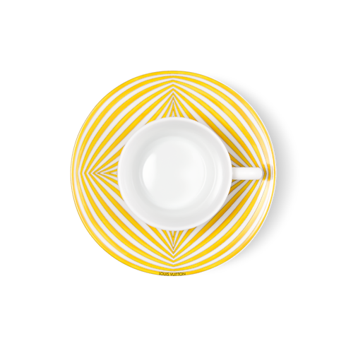 Bộ Tách Cà Phê Và Đĩa Lót Dolce Vita - 2 Bộ in Rương, Phụ kiện du lịch và Trang trí nội thất's Trang trí nội thất và Nghệ thuật không gian phòng ăn Nghệ thuật không gian phòng ăn collections by Louis Vuitton (Thu phóng sản phẩm)